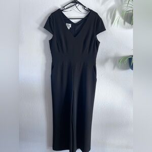 JM Collection Classic Black Jumpsuit
